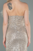 Short Mink Scaly Invitation Dress ABU3176