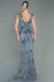 Long Anthracite Mermaid Prom Dress ABU3178