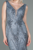 Long Anthracite Mermaid Prom Dress ABU3178
