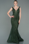 Long Emerald Green Mermaid Prom Dress ABU3178