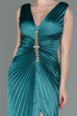 Long Oil Green Satin Evening Dress ABU3183