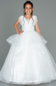 White Kid Wedding Dress AN30001