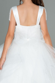 White Kid Wedding Dress AN30001