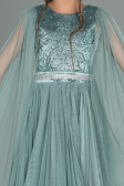 Long Turquoise Girl Dress ABU3155