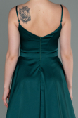 Long Emerald Green Satin Evening Dress ABU1601
