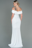 Long White Evening Dress ABU3156