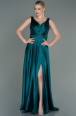 Long Emerald Green Engagement Dress ABU3199
