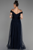 Navy Blue Long Evening Dress ABU2336