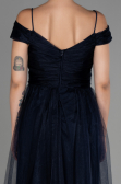Navy Blue Long Evening Dress ABU2336