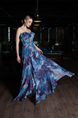 Long Purple Prom Gown ABU3086