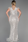 Beige Long Evening Dress ABU1044