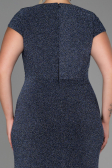 Indigo Long Plus Size Evening Dress ABU2870