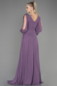 Long Lavender Chiffon Evening Dress ABU3220