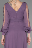 Long Lavender Chiffon Evening Dress ABU3220