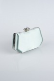 Turquoise Satin Night Bag SH812