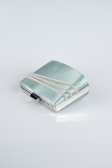 Turquoise Satin Night Bag SH822