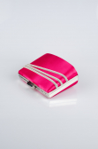 Fuchsia Satin Night Bag SH822