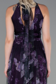 Long Purple Invitation Dress ABU674