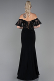 Long Black Dantelle Mermaid Prom Dress ABU2581