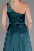Long Emerald Green Satin Evening Dress ABU2933