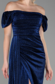 Navy Blue Long Evening Dress ABU2657
