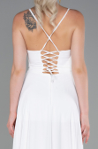 White Long Prom Gown ABU1305