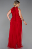 Long Red Plus Size Evening Dress ABU3253