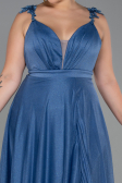 Long Indigo Oversized Evening Dress ABU3174