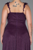 Long Purple Oversized Evening Dress ABU3174