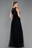 Long Black Prom Gown ABU3252