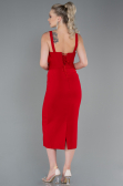 Midi Red Night Dress ABK1819