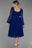 Parlement Midi Chiffon Plus Size Evening Dress ABK1753