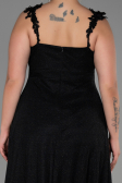Long Black Oversized Evening Dress ABU3174