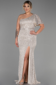 Long Mink Oversized Evening Dress ABU1893