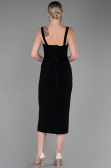 Midi Black Night Dress ABK1819