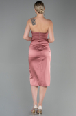 Midi Onion Skin Satin Invitation Dress ABK1845