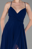 Navy Blue Long Prom Gown ABU1305