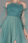Mint Long Evening Dress ABU2076