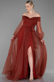 Light Brown Long Engagement Dress ABU1468