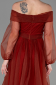 Light Brown Long Engagement Dress ABU1468