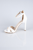 White Leather Evening Shoe ABD1952