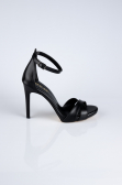 Black Leather Evening Shoe ABD1952
