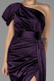 Long Dark Purple Prom Gown ABU3325