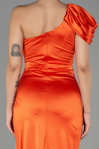 Long Orange Prom Gown ABU3325
