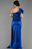 Long Sax Blue Prom Gown ABU3325