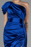 Long Sax Blue Prom Gown ABU3325