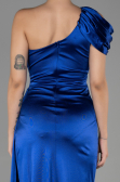 Long Sax Blue Prom Gown ABU3325
