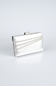 Silver Plaster Fabric Night Bag SH819