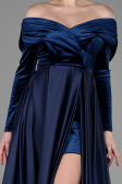 Long Navy Blue Evening Dress ABU2083