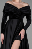 Long Black Evening Dress ABU2083